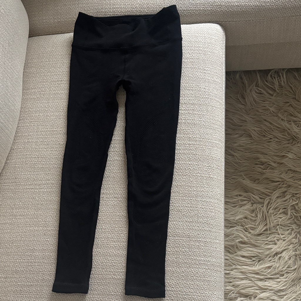 Lululemon Women Black Stretch Active Leggings